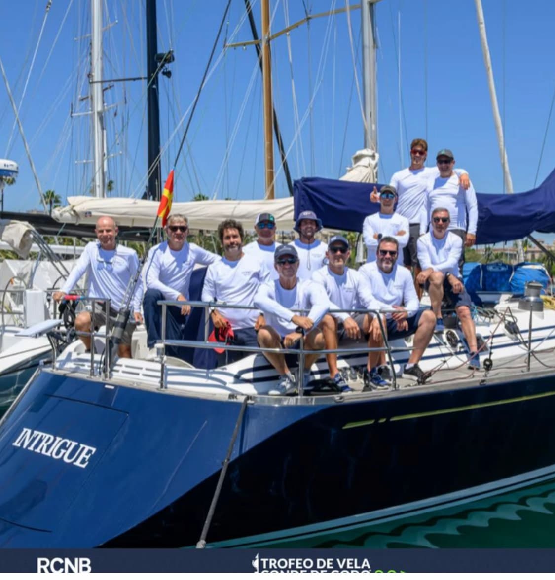 finalmente segundos en la Regata Offshore Conde de Godó a bordo del Swan 56 Intrigue